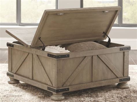 Modern Farmhouse Coffee Table w/ Lift Top Storage Only $249.99 Shipped (Regularly $366)