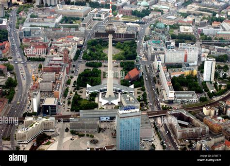 Berlin / Alexanderplatz / aerial Stock Photo - Alamy