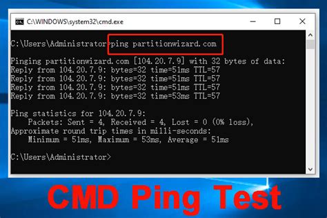 CMD Ping Test: How to Ping from Command Prompt Windows 10/11 - MiniTool ...