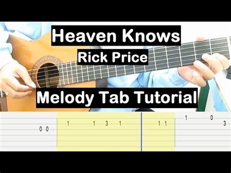 Heaven Knows Guitar Lesson Melody Tab Tutorial Guitar Lessons for ...