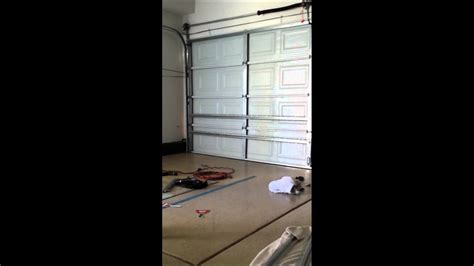 Garage door fix. DIY - YouTube