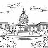 Colorful Washington Dc Monuments Coloring Page 54484 43095 sketch template