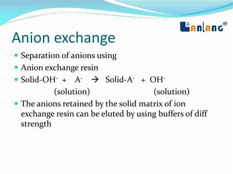 What anion exchange resin consists? - FAQ - Taiyuan Lanlang Technology Industrial Corp.