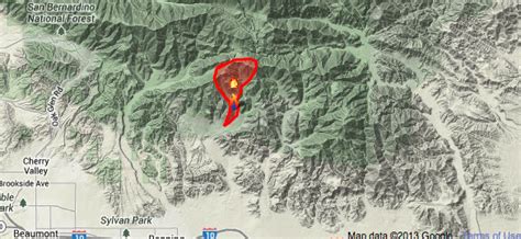 Map Of San Bernardino Fire