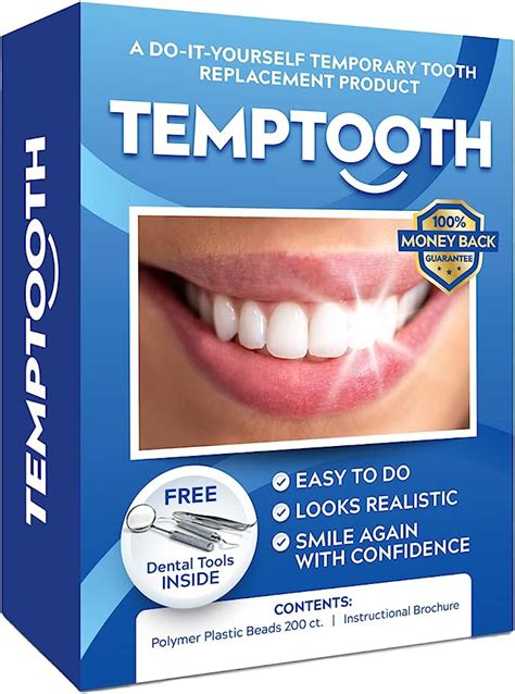 Temptooth - Temporary Tooth Replacement Product : Amazon.co.uk: Health ...