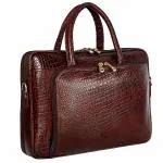 Buy RICHSIGN Tan Leather Unisex 16 inch Laptop Messenger Bag Online at Best Prices in India ...
