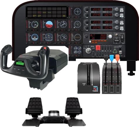 Pro flight simulator cockpit - millhery