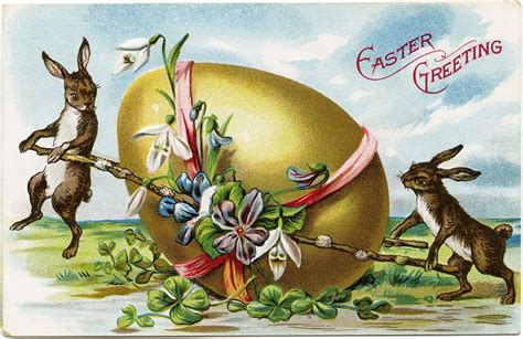 Happy Victorian Easter - Pesquisa Google | Vintage easter postcards, Vintage easter, Vintage ...