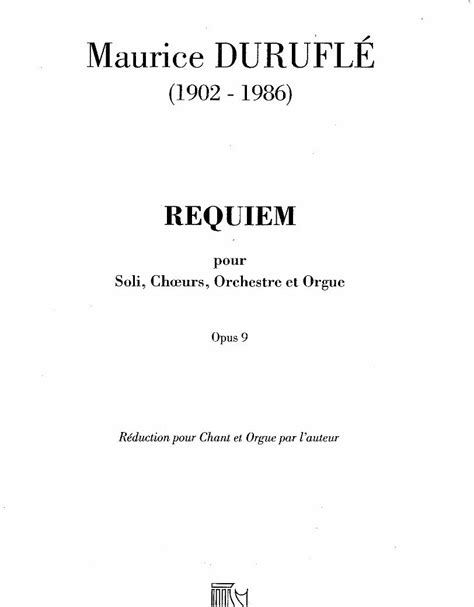 (PDF) Durufle Requiem score - DOKUMEN.TIPS