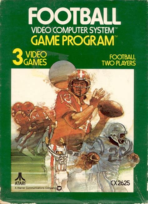 Football (1978) Atari 2600 box cover art - MobyGames