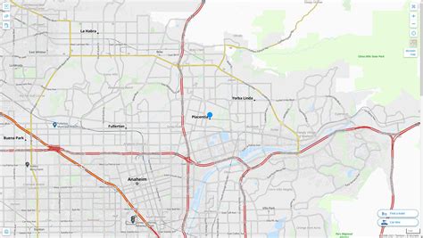 Placentia, California Map