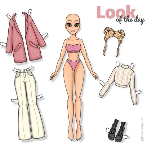 Katemade on Instagram: “Look of the day New printable outfit for your ...