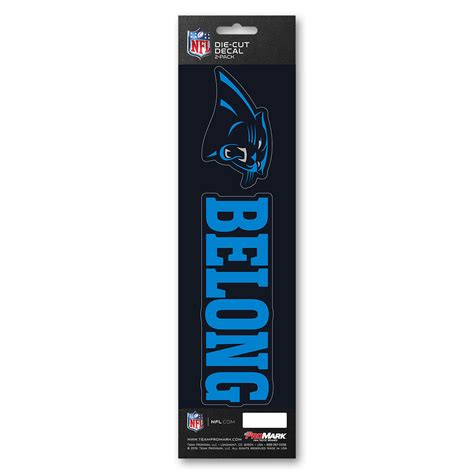 Fanmats | Carolina Panthers Team Slogan Decal