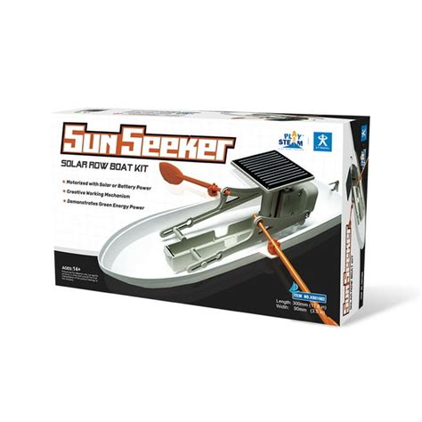 PlaySTEAM SunSeeker Solar Rowboat Kit - Build Your Own Solar Powered ...