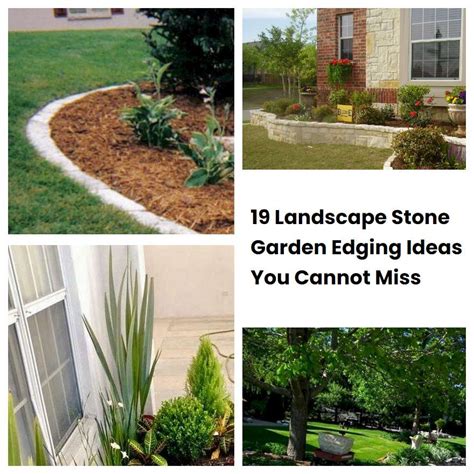 19 Landscape Stone Garden Edging Ideas You Cannot Miss | SharonSable