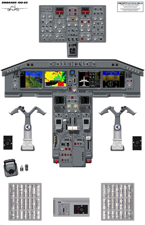 Embraer 190 E2 Jet Cockpit Poster - Etsy