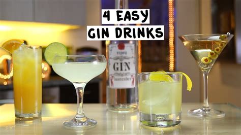 Four Easy Gin Drinks | Recipe Learn