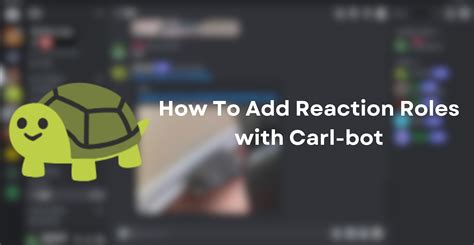 How to Create Reaction Roles for Discord Using Carl-Bot