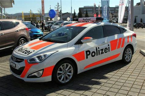 HYUNDAI - Swiss Polizei | Police cars, Ford police, Police