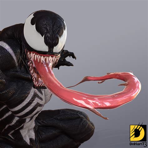 Venom Sculpt Concept for 3D print, Chris Aryanto | Art station ...