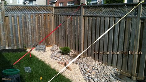 How to fix leaning tree and fence post with DIY tool? – DIYable.com