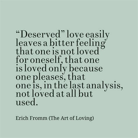 The Art of Loving - Erich Fromm | Erich fromm quotes, Psychology quotes ...