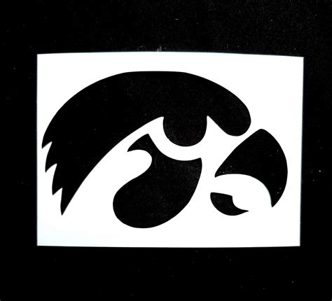 Iowa Hawkeyes Stencil - Etsy