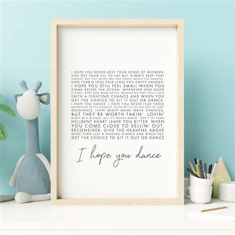 I Hope You Dance - Etsy