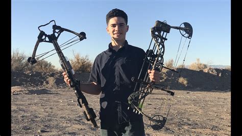 Crossbow vs Compound Bow - Review and Demo - YouTube