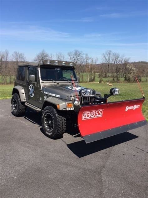 2006 JEEP WRANGLER LIFTED W/ BOSS SNOW PLOW - 1J4FA39S06P718865