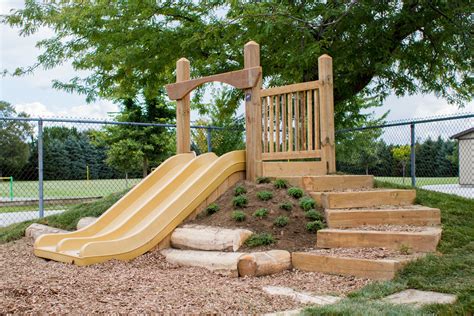 Natural Playground - Hill Slide by APE | Play area backyard, Natural playground, Backyard kids ...