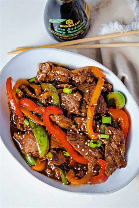 Pepper Steak Stir Fry (Easy Chinese Beef Recipe) - Life, Love, and Good Food