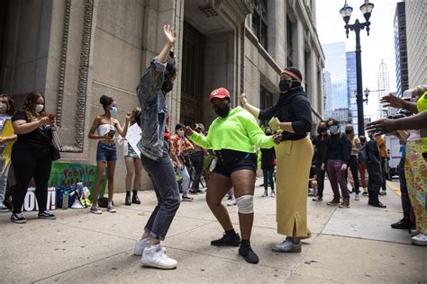 Dozens call for defunding of Chicago police at City Hall rally - Chicago Sun-Times