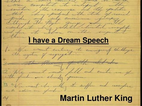 Martin Luther King Jr. Speech Visual Aid