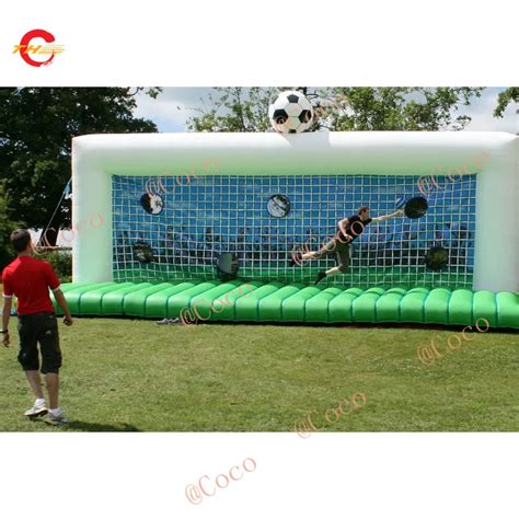 free shipping to door!7x4m popular inflatable football goal soccer target inflatable soccer ...