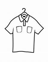 Printable Shirt Coloring Page sketch template