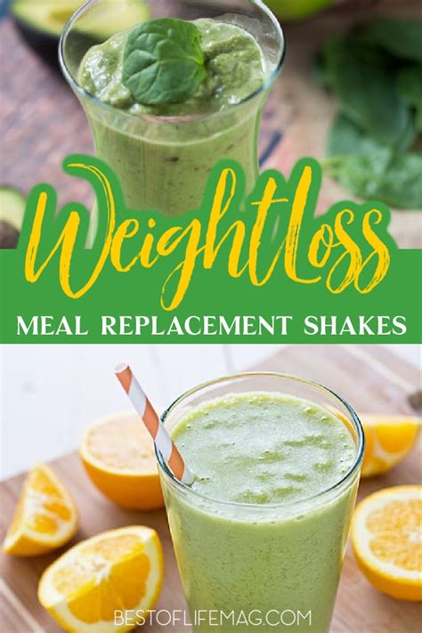 DIY Meal Replacement Shakes for Weight Loss