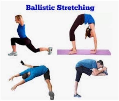 Which is true about ballistic stretching exercises? They are a good type of stretch for a ...