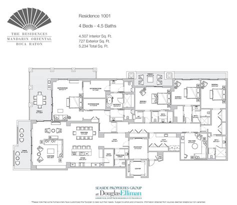 The Residences at Mandarin Oriental Floor Plans, Luxury Condos in Boca ...