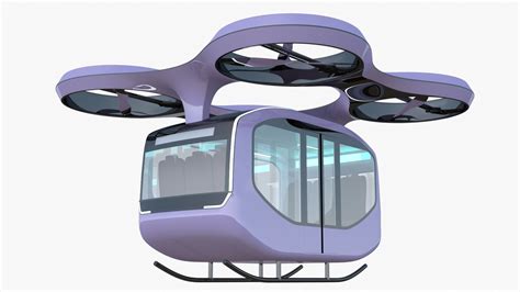 Passenger drone concept 3D model | CGTrader