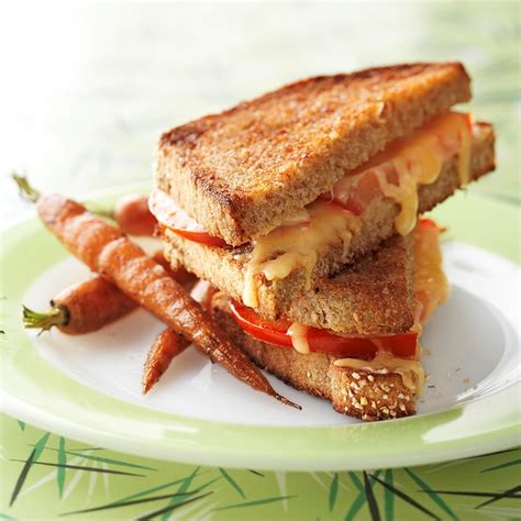 Grilled Cheese and Tomato Sandwich Recipe - EatingWell