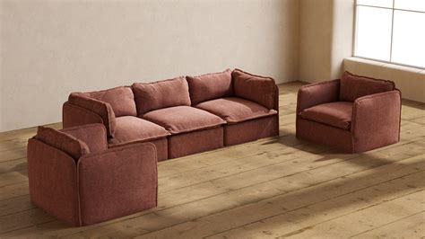 Slipcover Only - Modular Performance 3-Seater Sofa + Armchair Set | He – Anabei