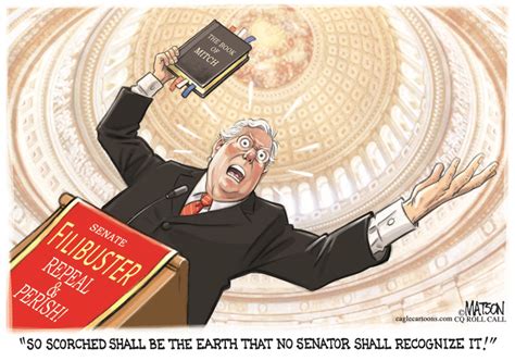 5 scorchingly funny cartoons about Mitch McConnell's filibuster threat ...