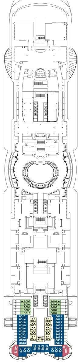 Costa Toscana Deck plan & cabin plan