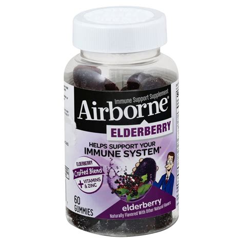 Airborne Immune Support Elderberry Gummies - Shop Multivitamins at H-E-B