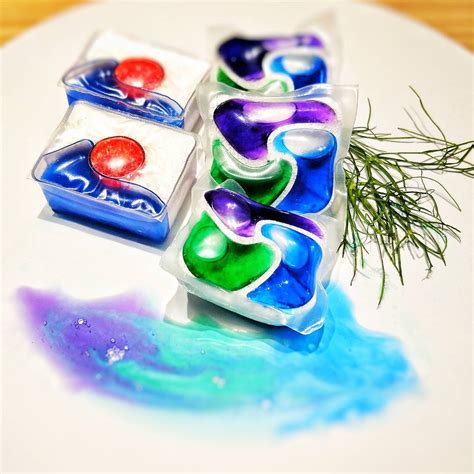 I prepared Cascade dishwasher pods with Finish pods. Sauced with a ...