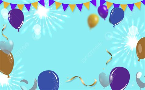 Birthday Celebration Annual Meeting Celebration Fireworks Balloon Happy New Year Background ...