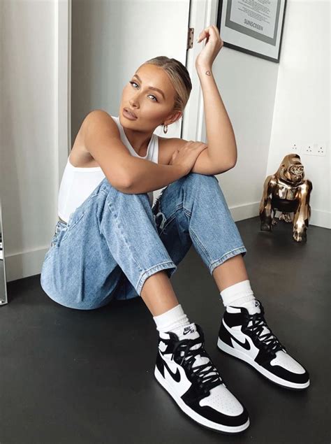 Outfit with Jordan 1's 'Panda' #style #fashion #outfitoftheday | Jordan outfits womens, Jordan 1 ...