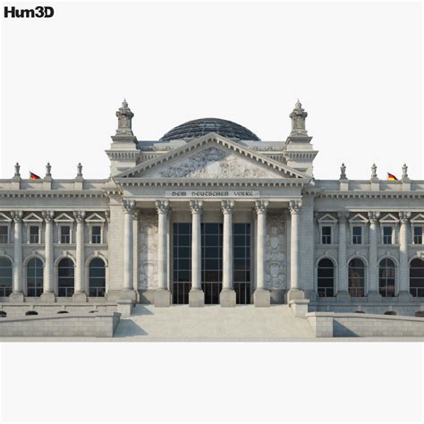 Reichstagsgebäude 3D-Modell - Architektur on Hum3D