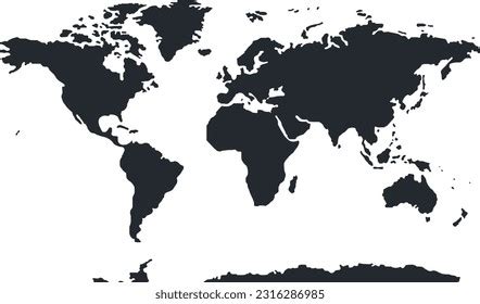 Colorful World Map Vector Illustration Stock Vector (Royalty Free) 2316286985 | Shutterstock